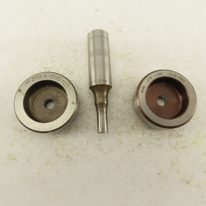 .270 + Tol Round Hole Die CNC Turret Punch Shank .625 Lot Of 4