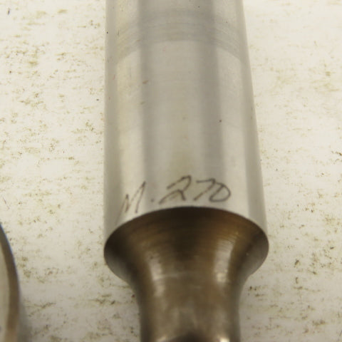 .270 + Tol Round Hole Die CNC Turret Punch Shank .625 Lot Of 4