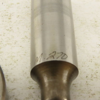 .270 + Tol Round Hole Die CNC Turret Punch Shank .625 Lot Of 4