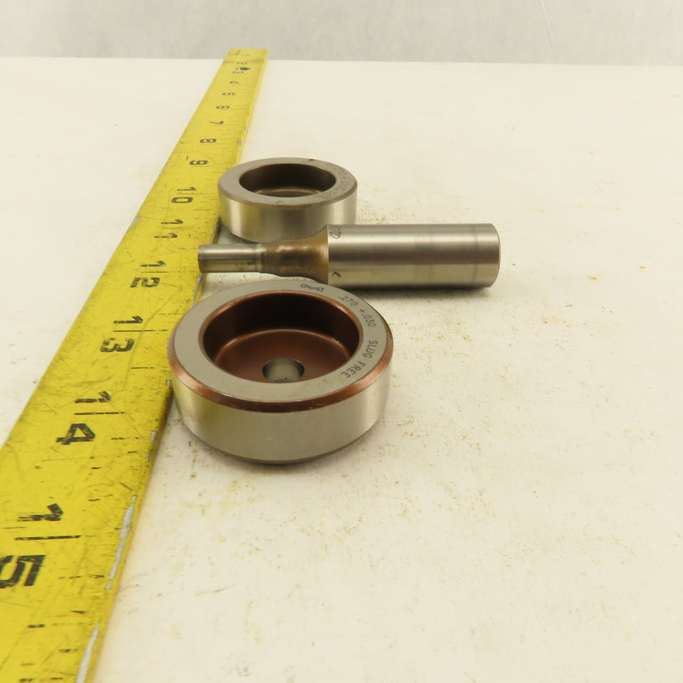 .270 + Tol Round Hole Die CNC Turret Punch Shank .625 Lot Of 4