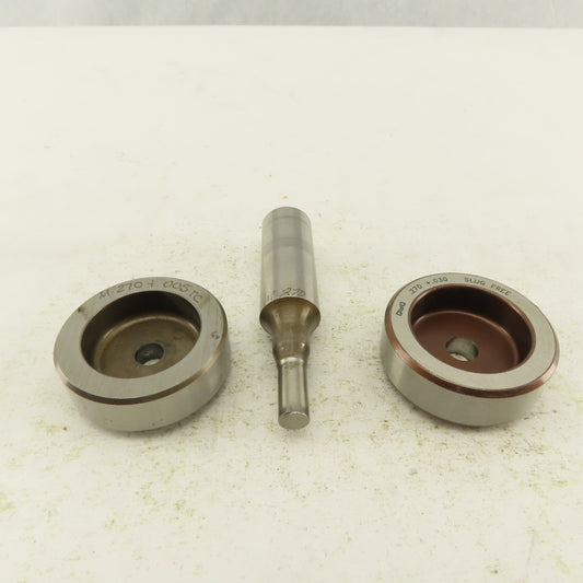 .270 + Tol Round Hole Die CNC Turret Punch Shank .625 Lot Of 4
