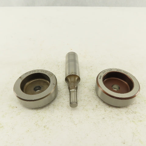 .270 + Tol Round Hole Die CNC Turret Punch Shank .625 Lot Of 4