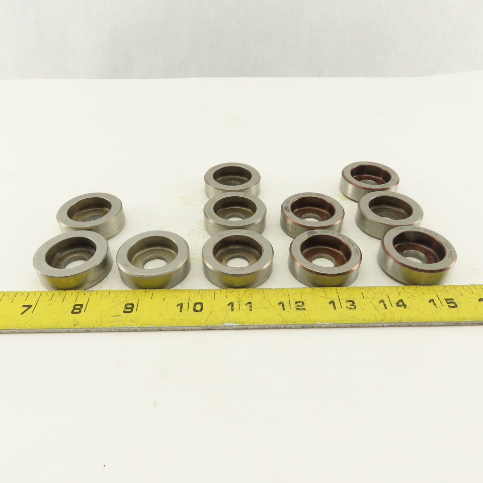 .500 + Tol Round Hole Die CNC Turret Mixed Tolerance Lot Of 11