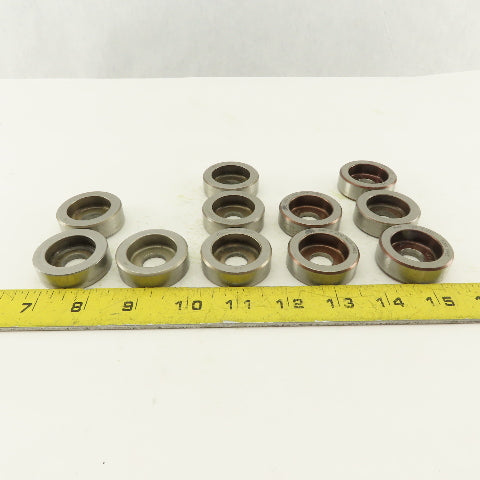 .500 + Tol Round Hole Die CNC Turret Mixed Tolerance Lot Of 11