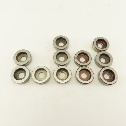 .500 + Tol Round Hole Die CNC Turret Mixed Tolerance Lot Of 11