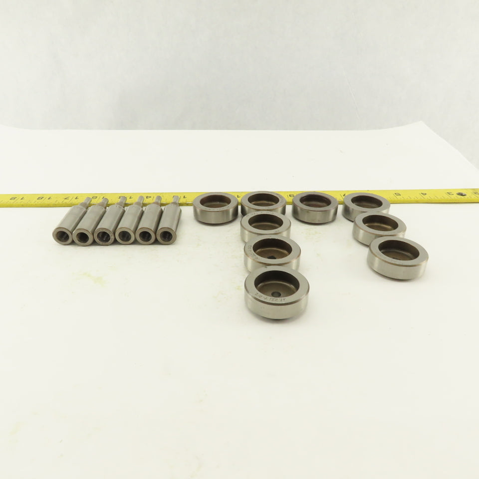 .221 + Tol Round Hole Die CNC Turret Punch Shank .625 Lot Of 15