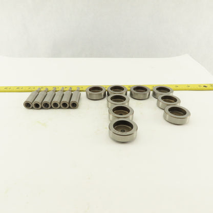 .221 + Tol Round Hole Die CNC Turret Punch Shank .625 Lot Of 15