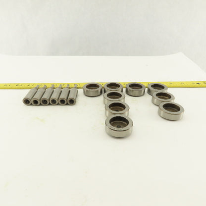 .221 + Tol Round Hole Die CNC Turret Punch Shank .625 Lot Of 15
