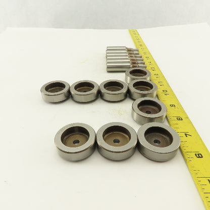 .221 + Tol Round Hole Die CNC Turret Punch Shank .625 Lot Of 15