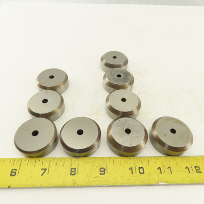 .221 + Tol Round Hole Die CNC Turret Punch Shank .625 Lot Of 15