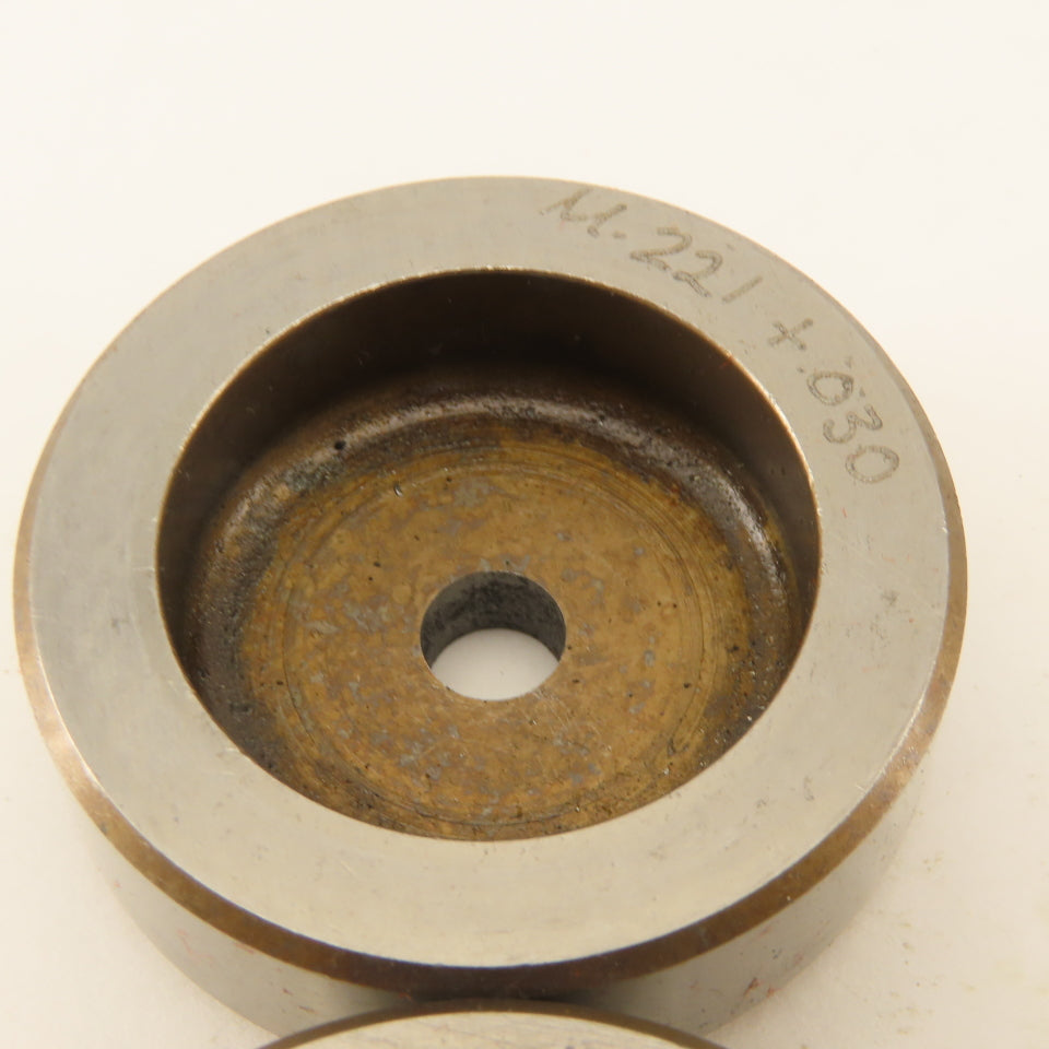 .221 + Tol Round Hole Die CNC Turret Punch Shank .625 Lot Of 15