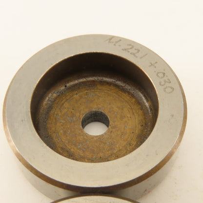 .221 + Tol Round Hole Die CNC Turret Punch Shank .625 Lot Of 15
