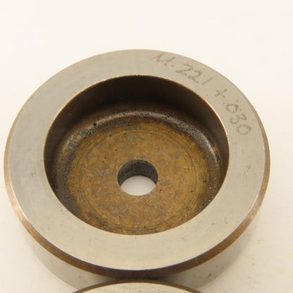 .221 + Tol Round Hole Die CNC Turret Punch Shank .625 Lot Of 15