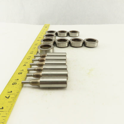 .221 + Tol Round Hole Die CNC Turret Punch Shank .625 Lot Of 15