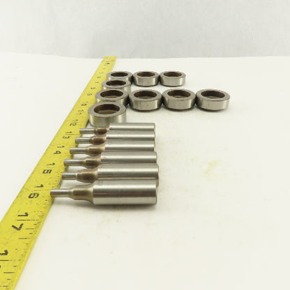 .221 + Tol Round Hole Die CNC Turret Punch Shank .625 Lot Of 15