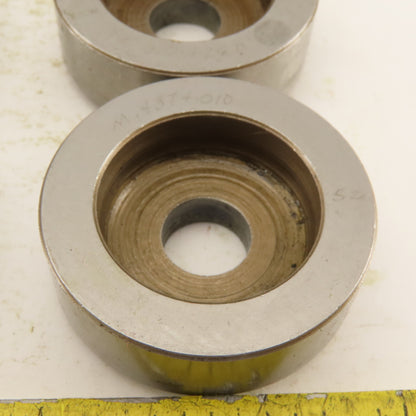 .437 + Tol Round Hole Die Mixed Tolerance For 1.562 Holder CNC Turret Lot Of 12