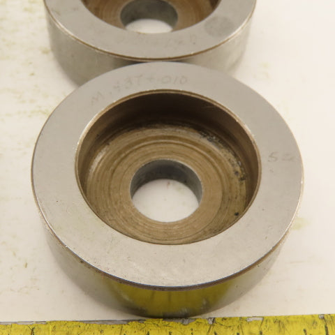 .437 + Tol Round Hole Die Mixed Tolerance For 1.562 Holder CNC Turret Lot Of 12