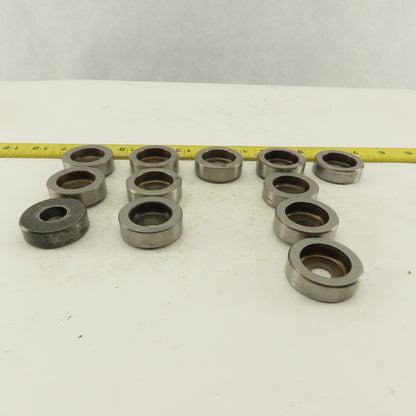 .437 + Tol Round Hole Die Mixed Tolerance For 1.562 Holder CNC Turret Lot Of 12