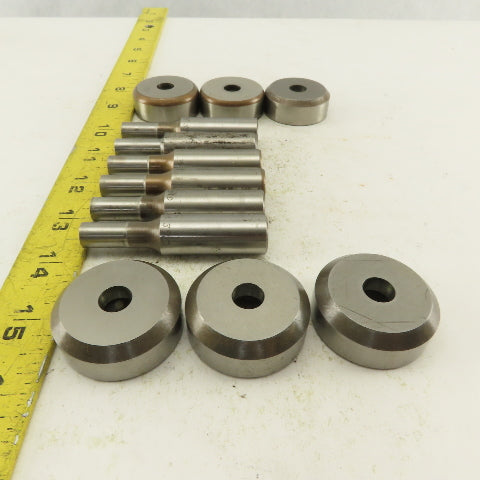 .390 + Tol Round Hole Die CNC Turret Punch Shank .625 Lot Of 12