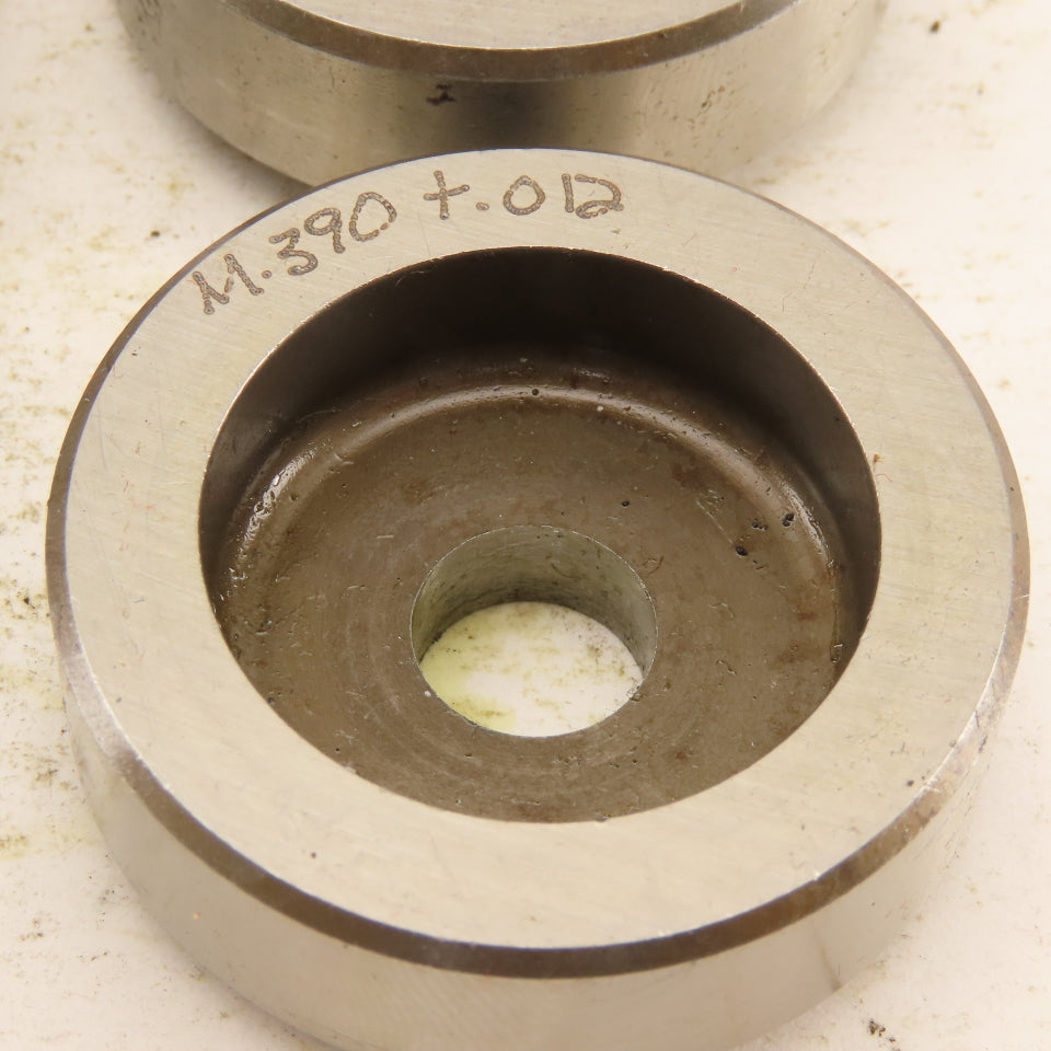 .390 + Tol Round Hole Die CNC Turret Punch Shank .625 Lot Of 12