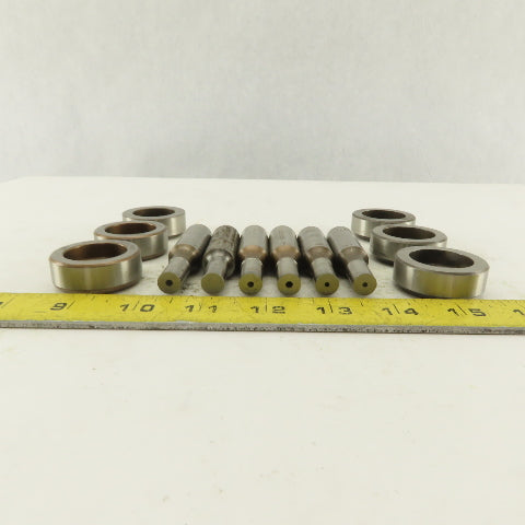 .390 + Tol Round Hole Die CNC Turret Punch Shank .625 Lot Of 12