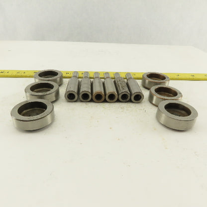.390 + Tol Round Hole Die CNC Turret Punch Shank .625 Lot Of 12