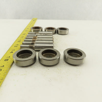 .390 + Tol Round Hole Die CNC Turret Punch Shank .625 Lot Of 12