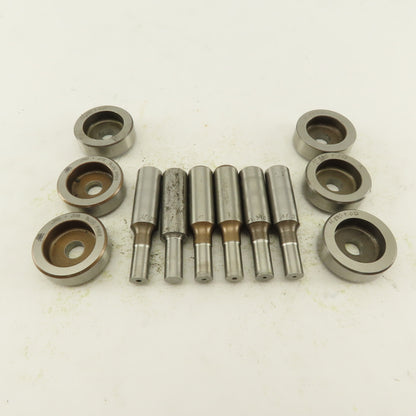 .390 + Tol Round Hole Die CNC Turret Punch Shank .625 Lot Of 12