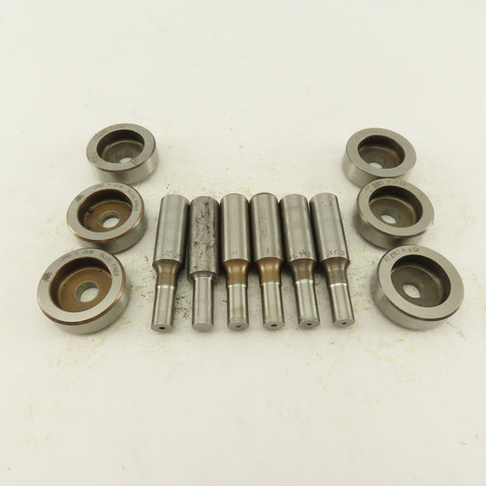 .390 + Tol Round Hole Die CNC Turret Punch Shank .625 Lot Of 12