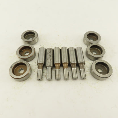 .390 + Tol Round Hole Die CNC Turret Punch Shank .625 Lot Of 12