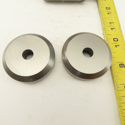 .437 +.030 Round Hole Die CNC Turret Punch Shank .9375 Lot Of 4