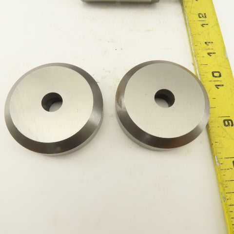 .437 +.030 Round Hole Die CNC Turret Punch Shank .9375 Lot Of 4