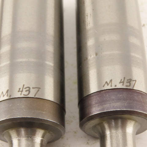 .437 +.030 Round Hole Die CNC Turret Punch Shank .9375 Lot Of 4