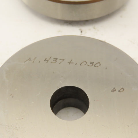 .437 +.030 Round Hole Die CNC Turret Punch Shank .9375 Lot Of 4