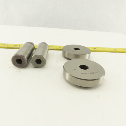 .437 +.030 Round Hole Die CNC Turret Punch Shank .9375 Lot Of 4