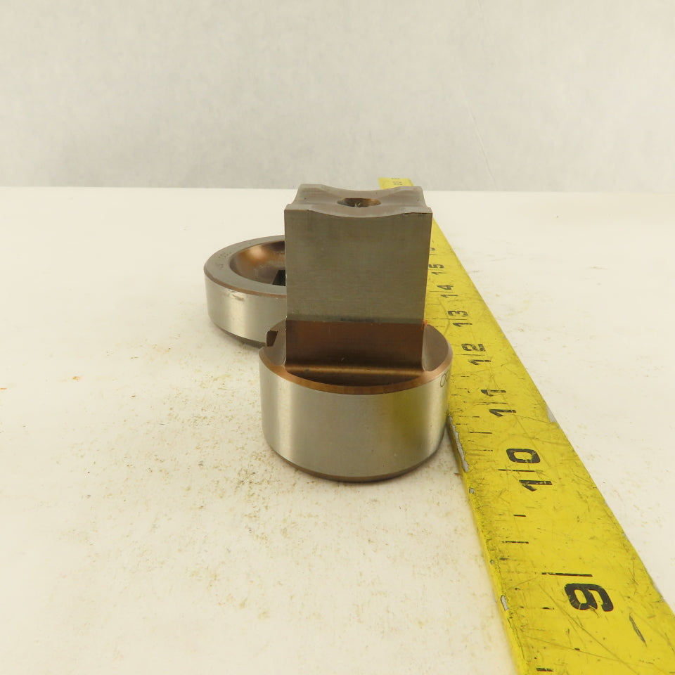 1.000 + .012 Square Die Punch CNC Turret 1.625 Punch Shank Lot Of 2