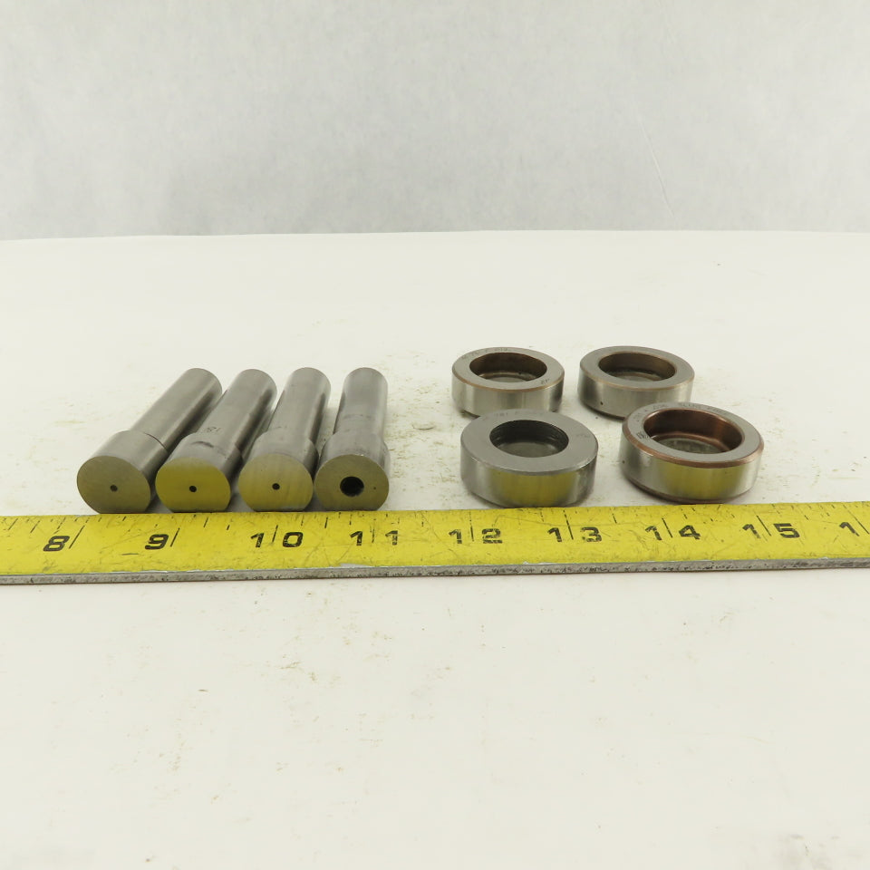 .781 + Tol Round Hole Die CNC Turret Punch Shank .625 Lot Of 8