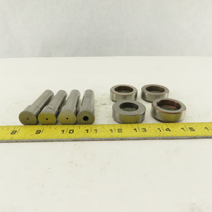 .781 + Tol Round Hole Die CNC Turret Punch Shank .625 Lot Of 8