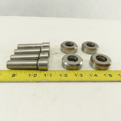 .781 + Tol Round Hole Die CNC Turret Punch Shank .625 Lot Of 8
