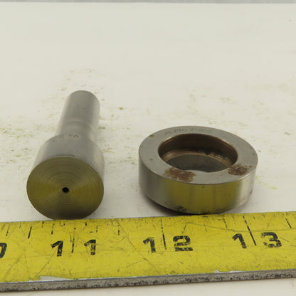 .890 + .014 Round Hole Die CNC Turret Punch Shank .625 Set