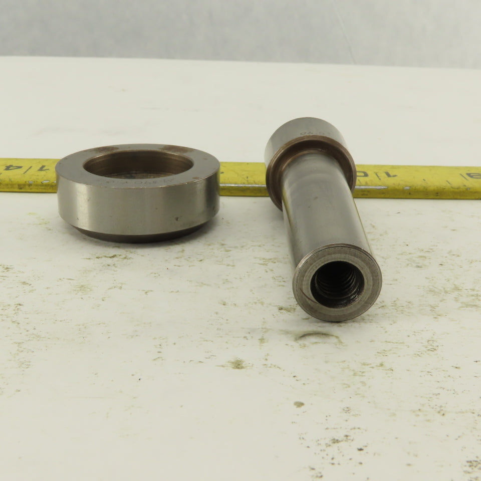 .890 + .014 Round Hole Die CNC Turret Punch Shank .625 Set
