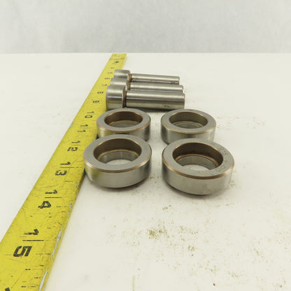 .875 + Tol Round Hole Die CNC Turret Punch Shank .625 Lot Of 7
