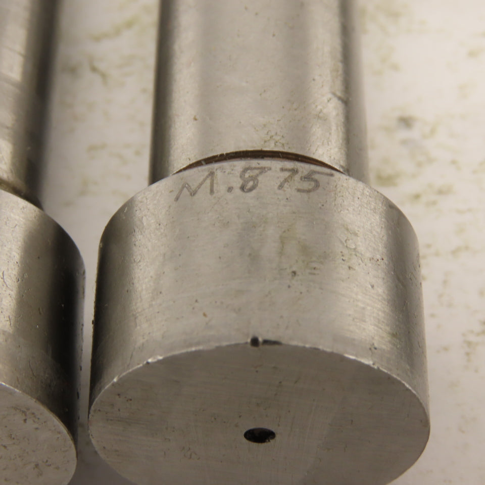.875 + Tol Round Hole Die CNC Turret Punch Shank .625 Lot Of 7