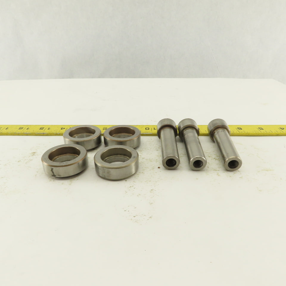.875 + Tol Round Hole Die CNC Turret Punch Shank .625 Lot Of 7