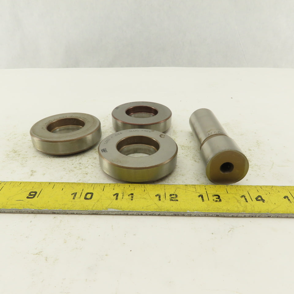 1.060 + Tol Round Hole Die CNC Turret Punch Shank .9375 Lot Of 4