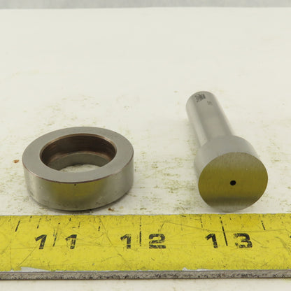 .820 + .030 Round Hole Die CNC Turret Punch Shank .625 Lot Of 2