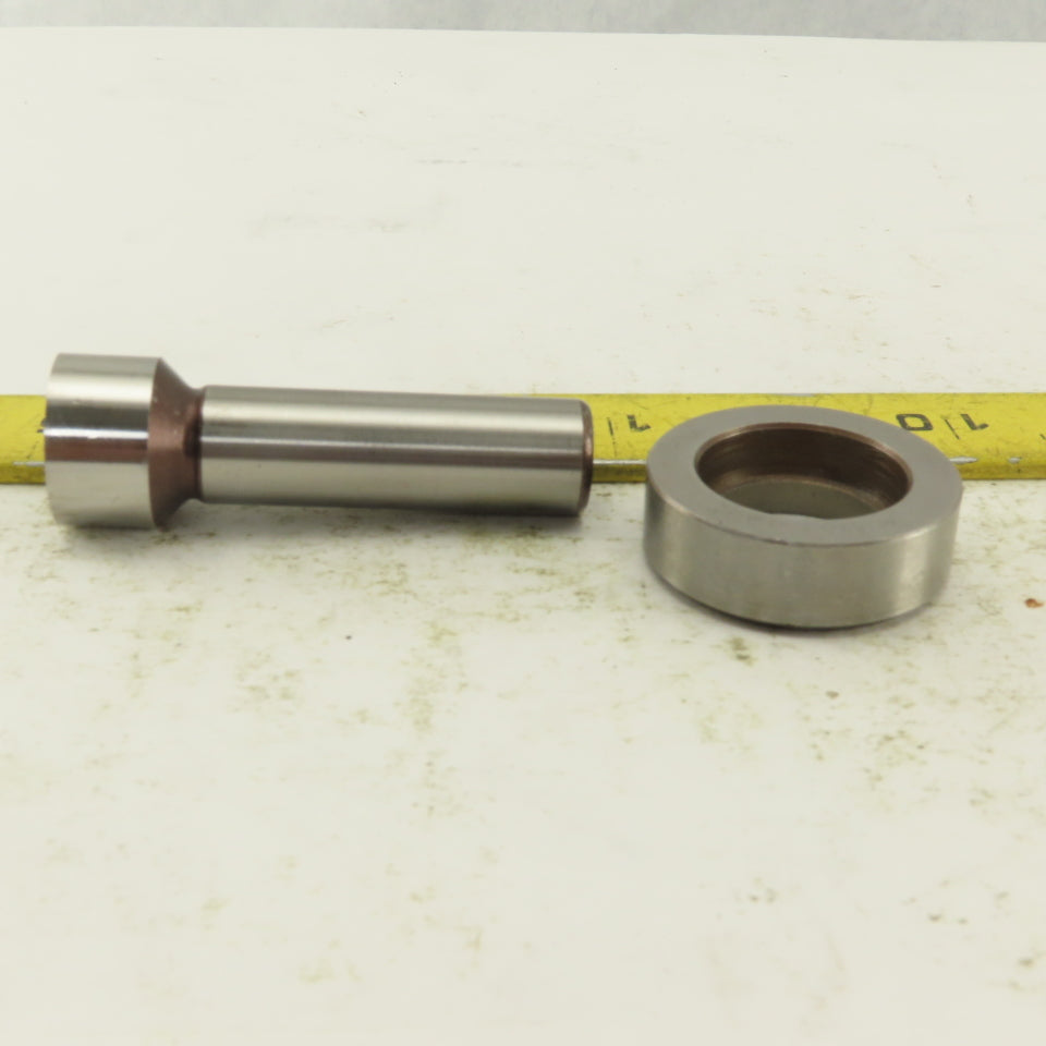 .820 + .030 Round Hole Die CNC Turret Punch Shank .625 Lot Of 2