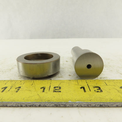 .880 + .012 Round Hole Die CNC Turret Punch Shank .625 Lot Of 2