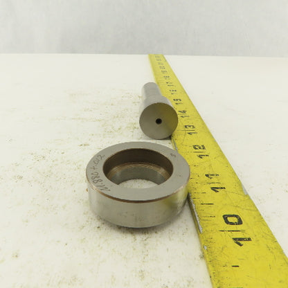 .880 + .012 Round Hole Die CNC Turret Punch Shank .625 Lot Of 2