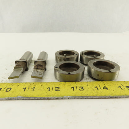 .103 x .533 + 0.36 Rectangle Oval Hole Die CNC Turret Punch Shank .625 Lot Of 6